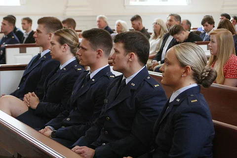 Cadets in Dress Uniforms