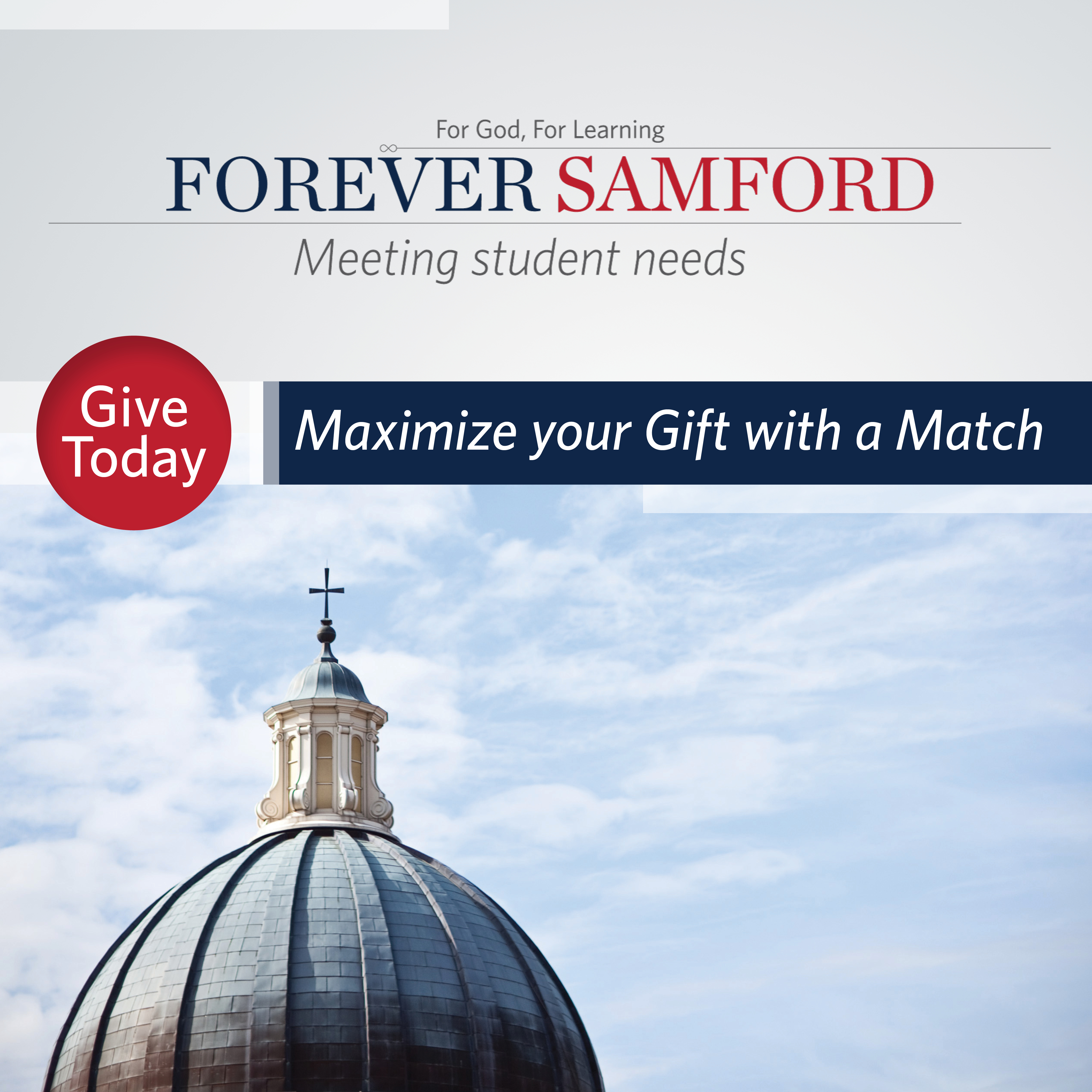 Maximize your gift with a match!