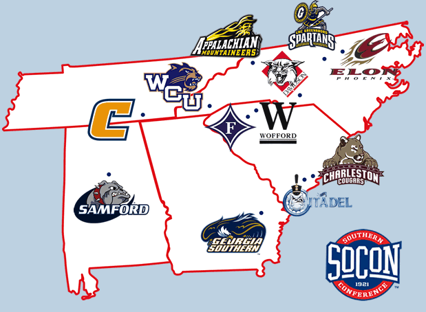 Southern Conference Map