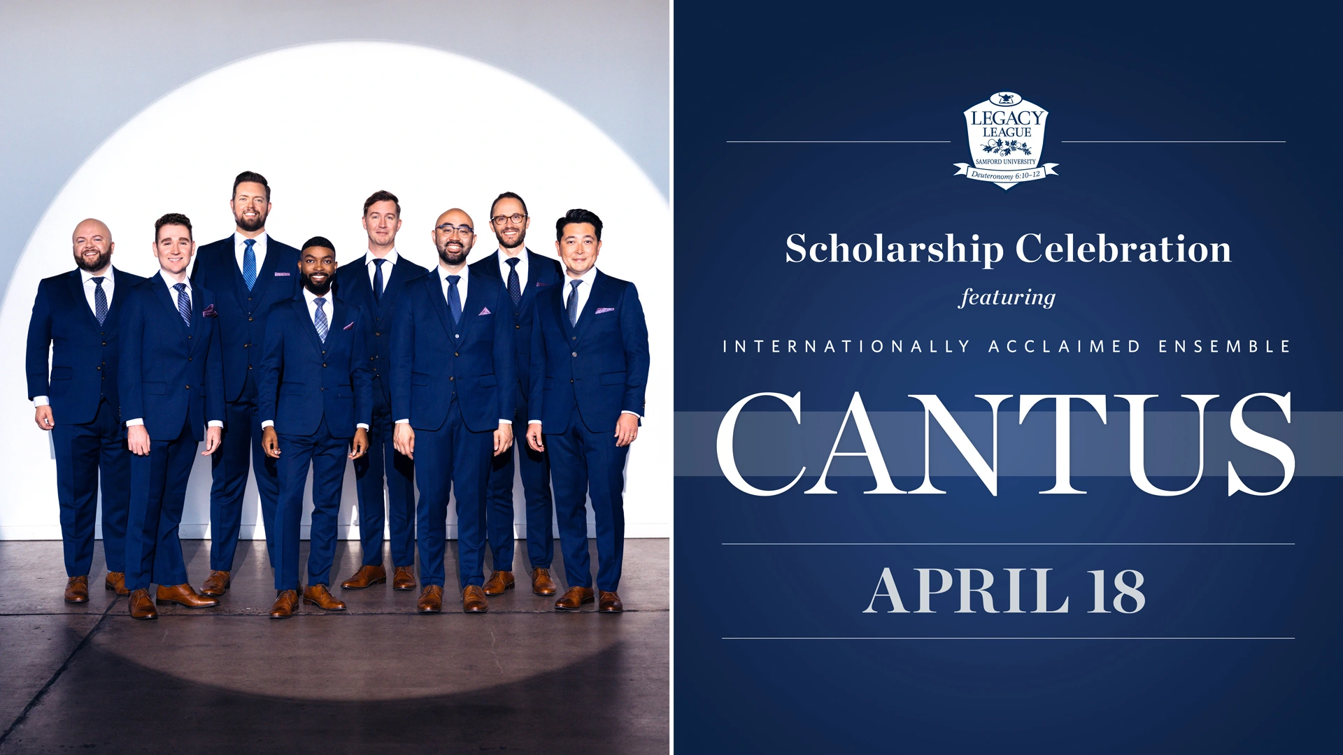 Scholarship Celebration featuring Cantus