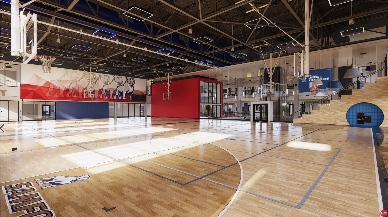 Basketball Court Render