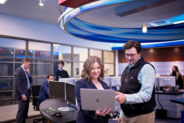 Business Students Trading Room