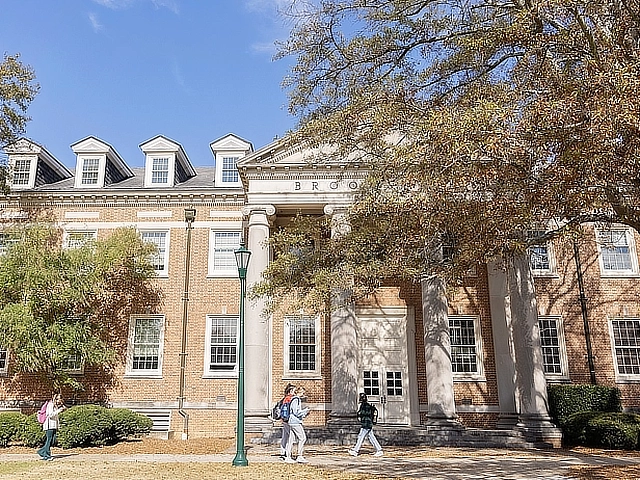 Brooks Hall in Fall