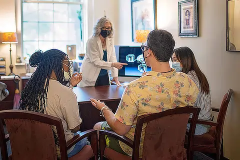 Psychology faculty student meeting