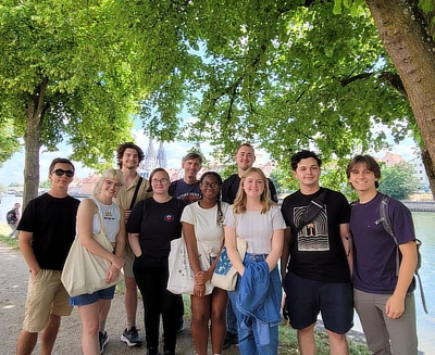 Samford students in Germany