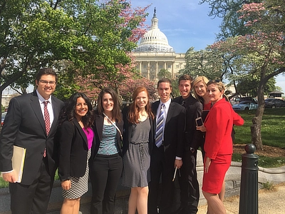 Samford students in Washington