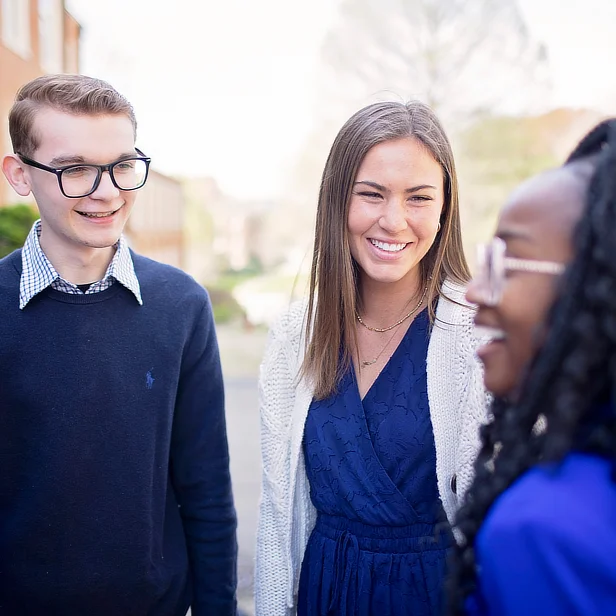 Student Group Talking