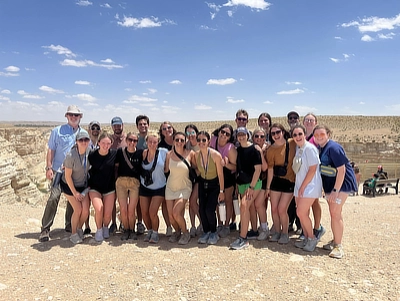 Students in Israel Exploring the Biblical World