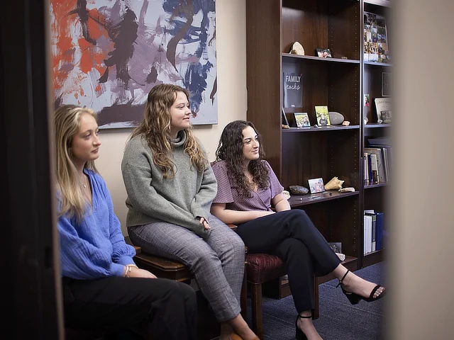 Students in Meeting