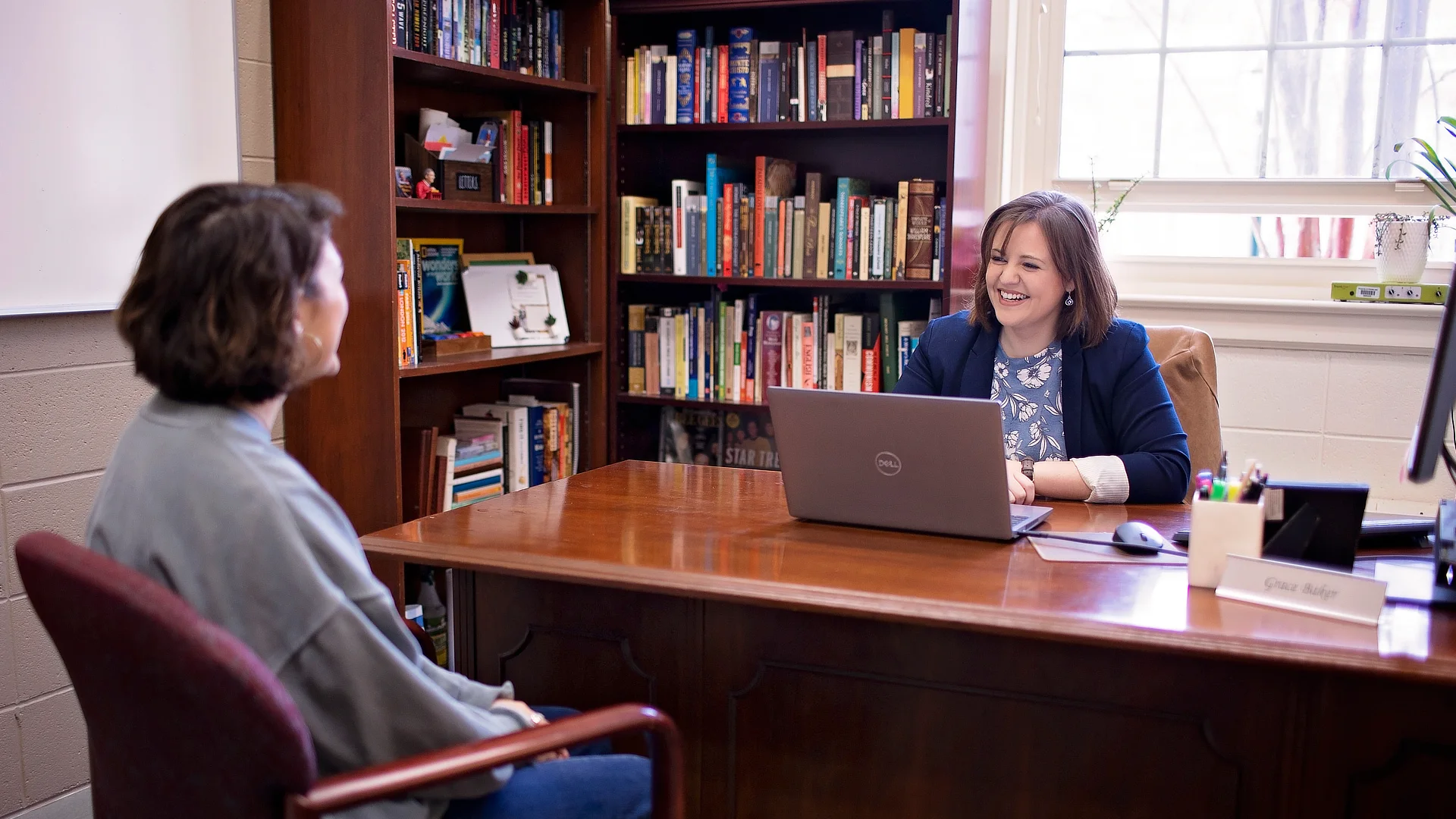 Academic Advisory Working With Female Student