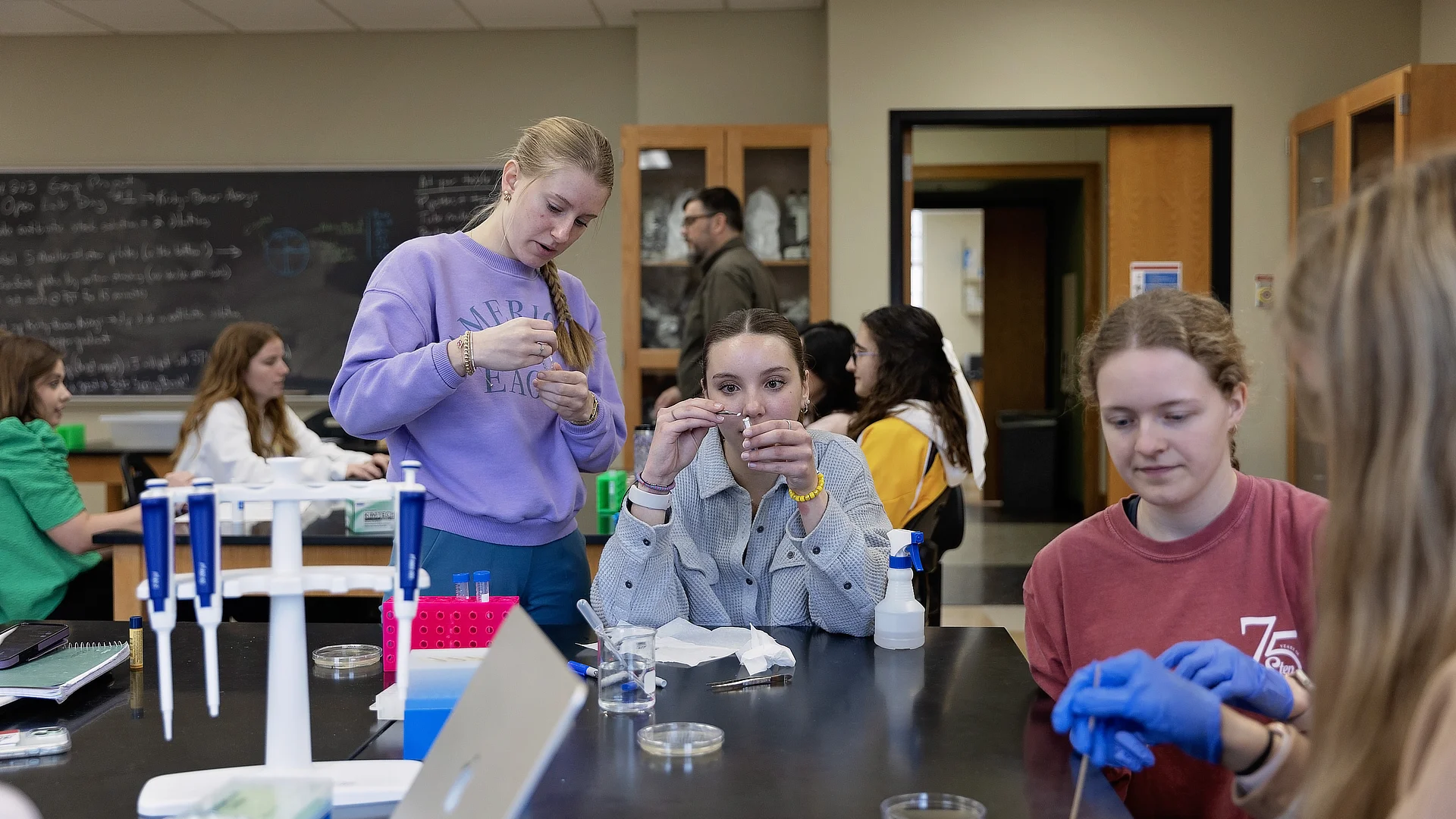 Biology Students in Class