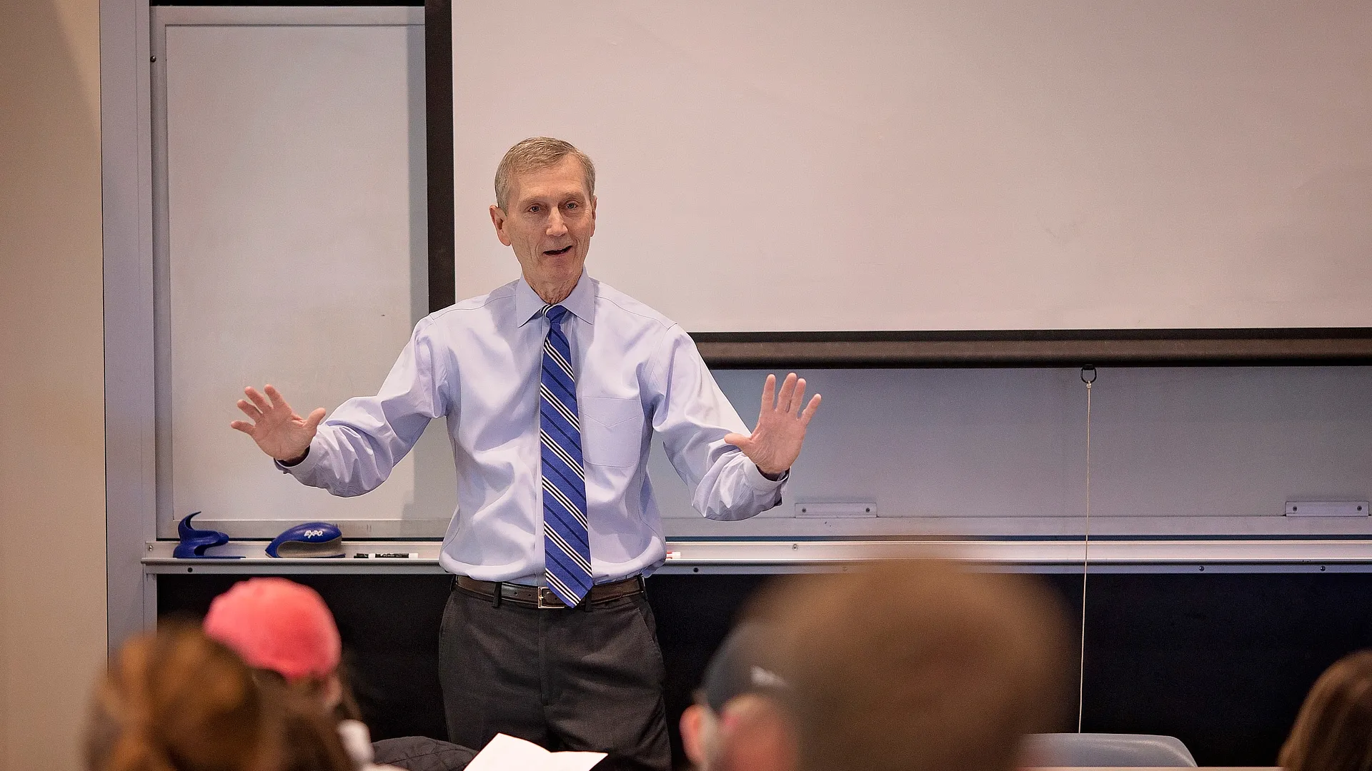 Jeff Speegle Speaking In Classroom