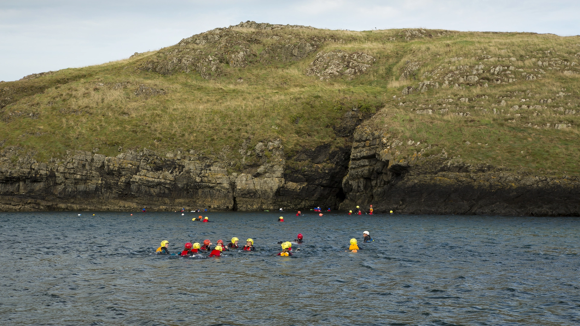 Students in Ocean