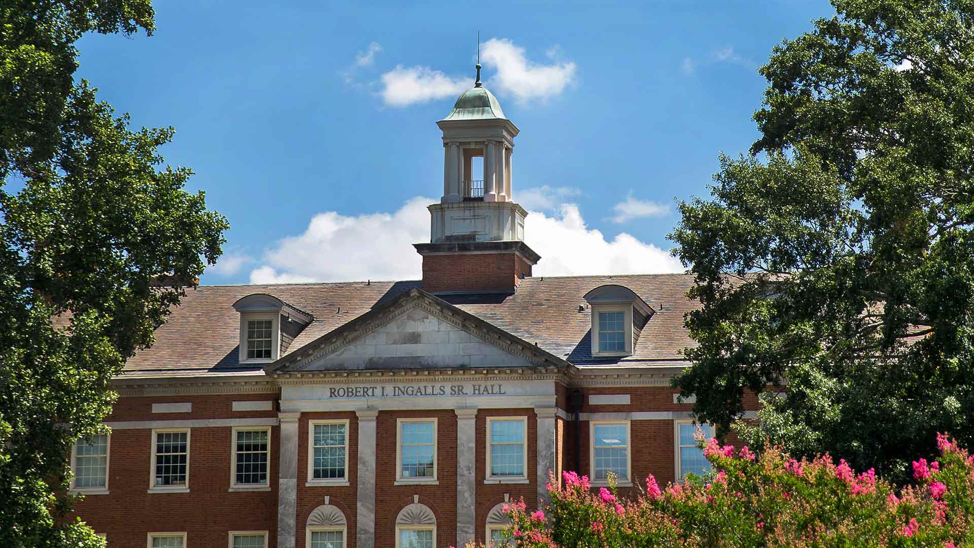 ingalls hall exterior banner