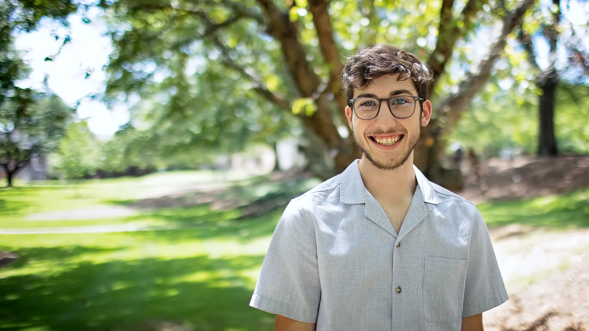 Male Student at the Quad