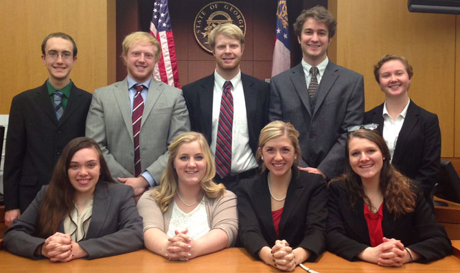 Students and Mock Trial