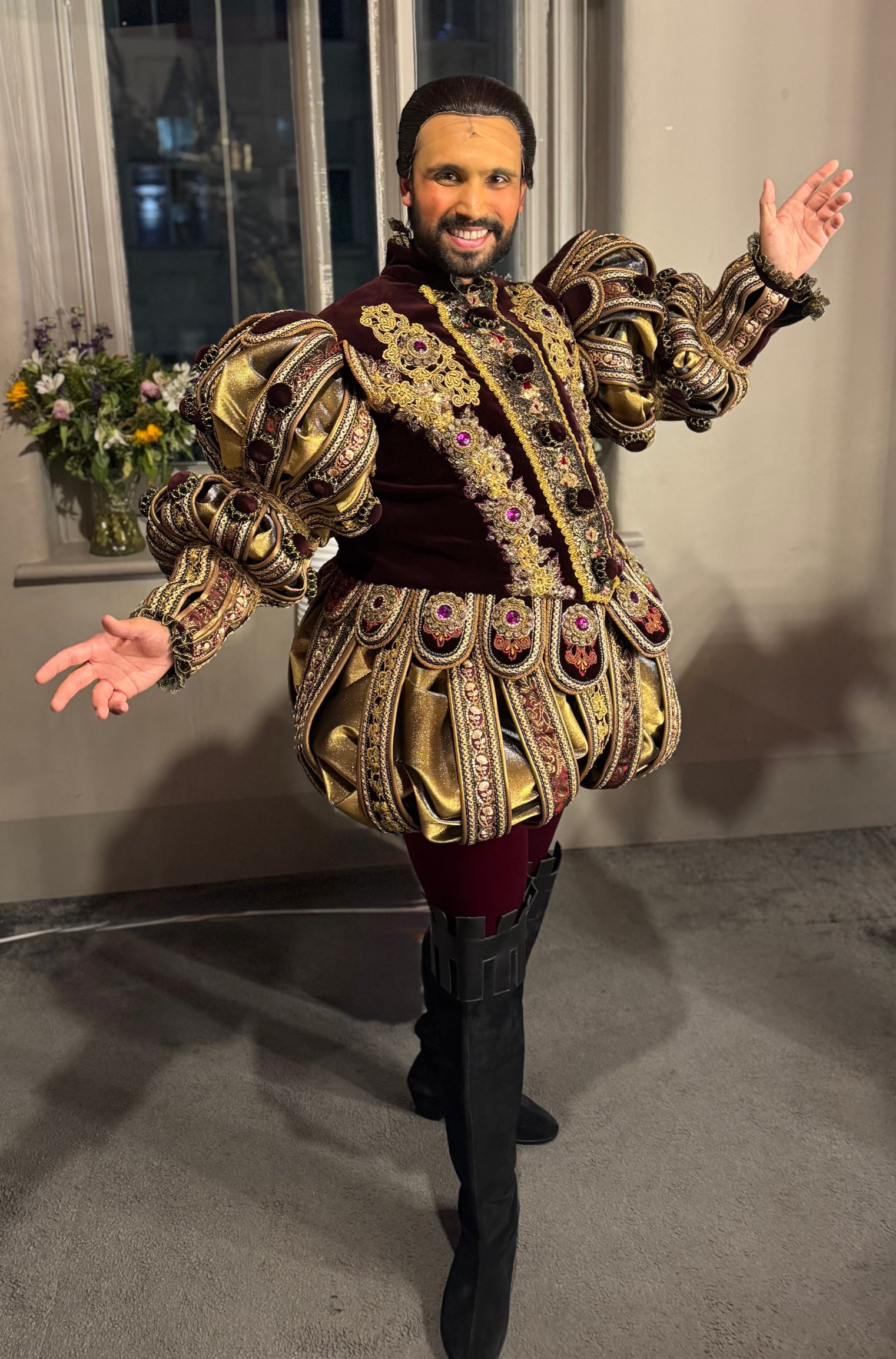 Bradyn in costume