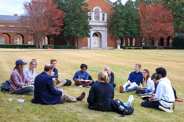 Christian Ministry Students on Quad