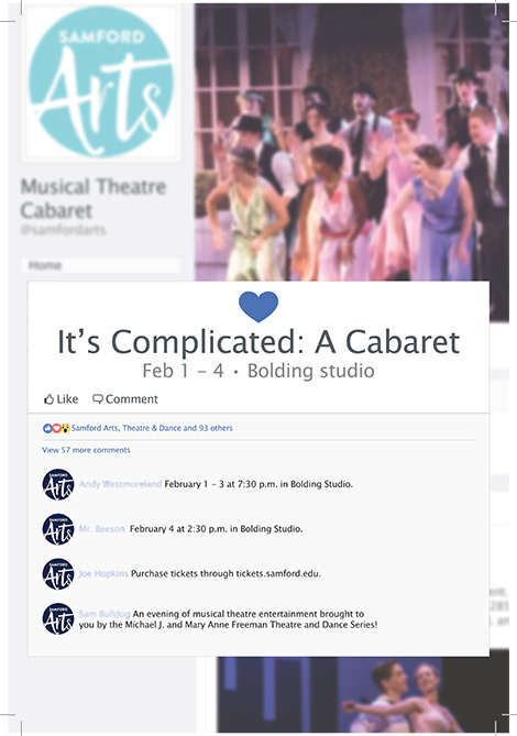 Musical Theatre Cabaret Poster