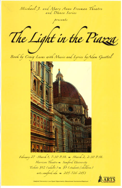 The Light in the Piazza Poster