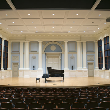 piano on stage
