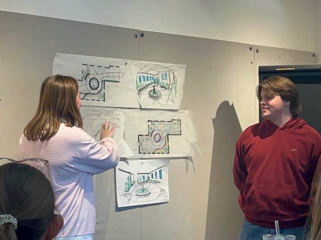 AIC students pitch designs to church members