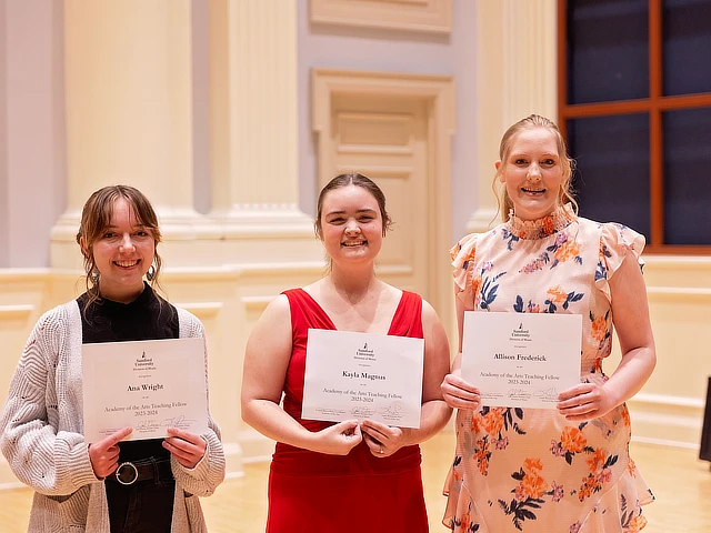 three female students with awards DR03262024914