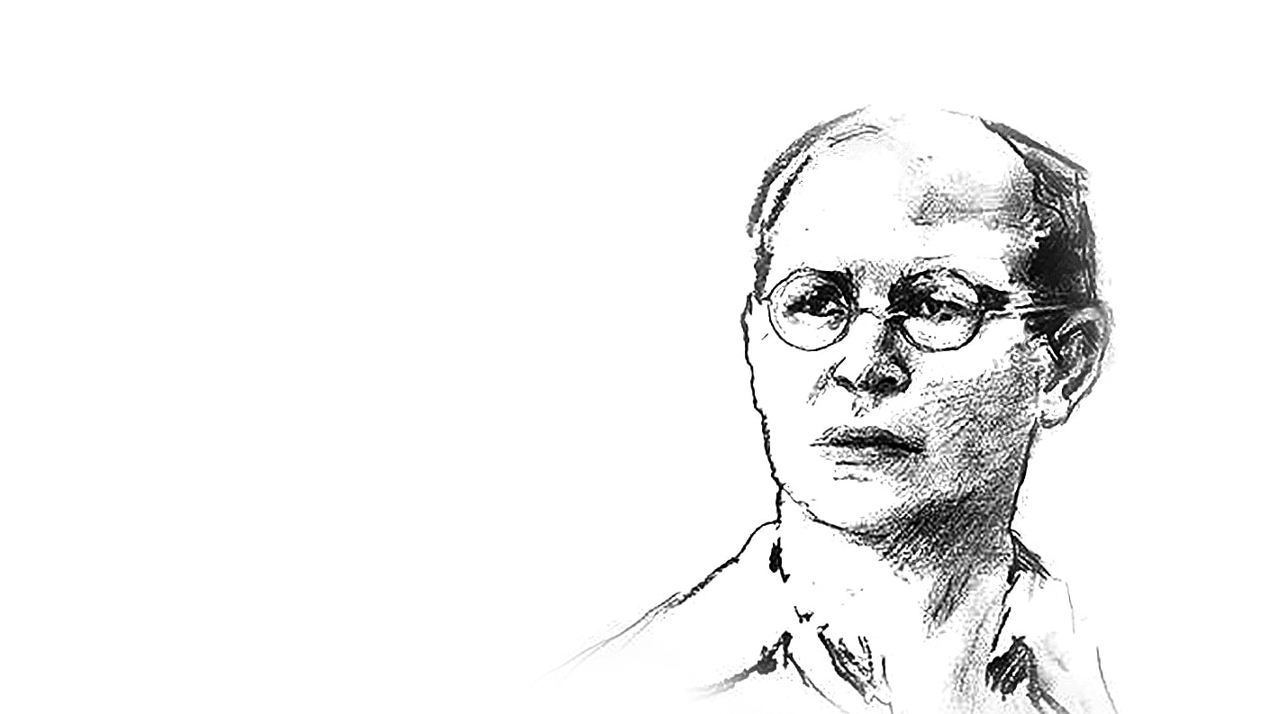 Charcoal drawing of Dietrich Bonhoeffer