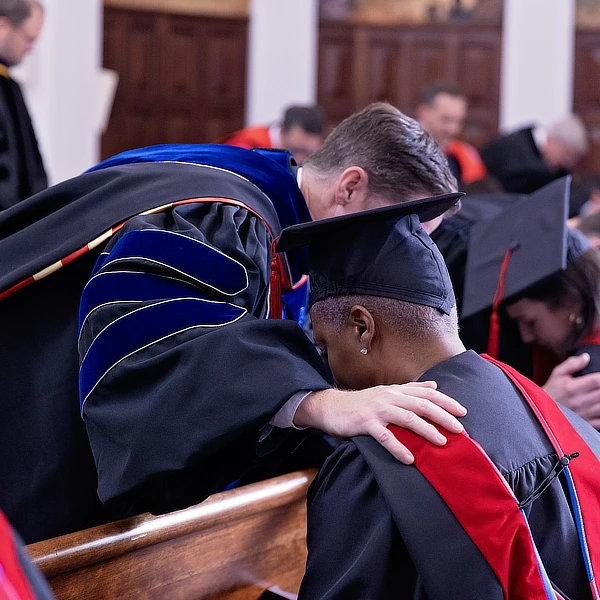Chaney at Commencement