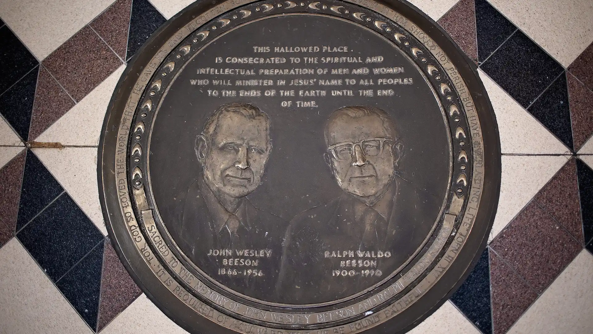 John Wesley and Ralph Waldo Beeson Seal