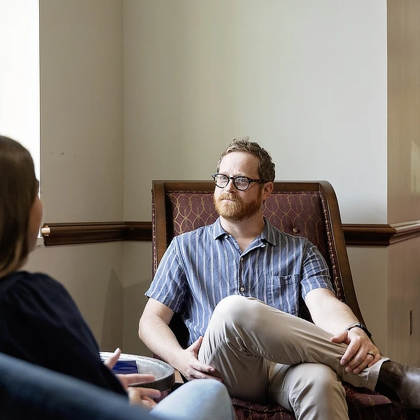 student listening
