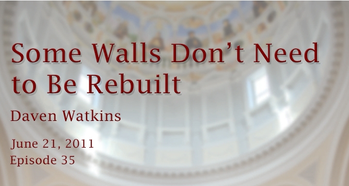 some walls dont need to be rebuilt
