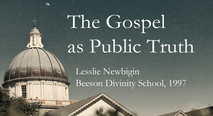 gospel as public truth