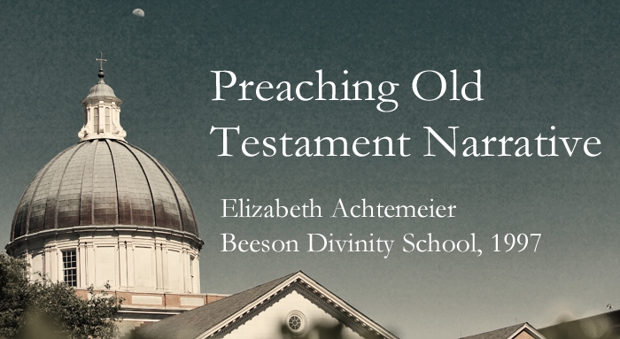 preaching old testament narrative