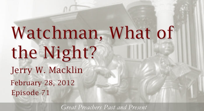 watchman what of the night