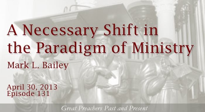 necessary shift in the paradigm of ministry