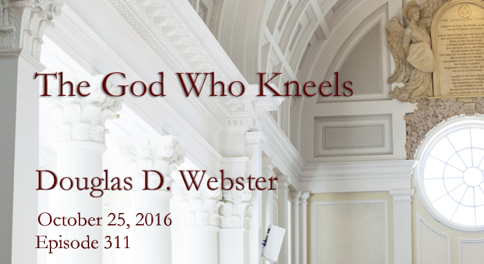 God who kneels