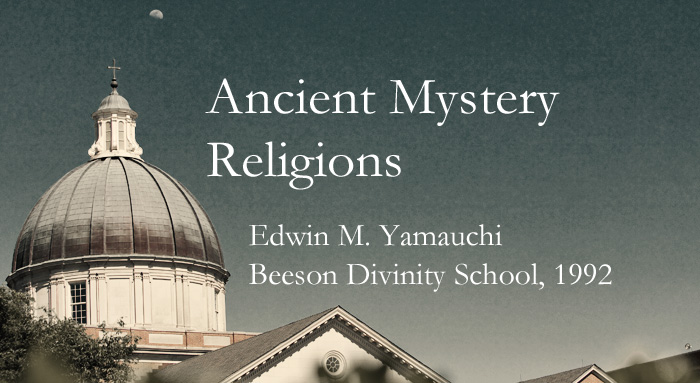 ancient mystery religions