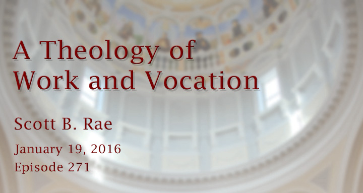 theology of work and vocation