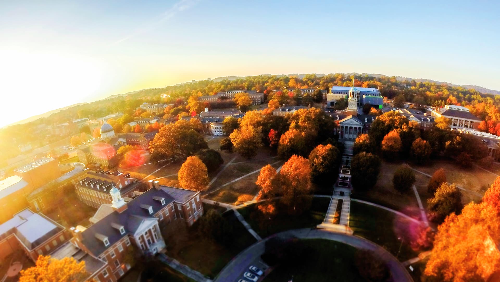 Aerial Image of the Samford Campus