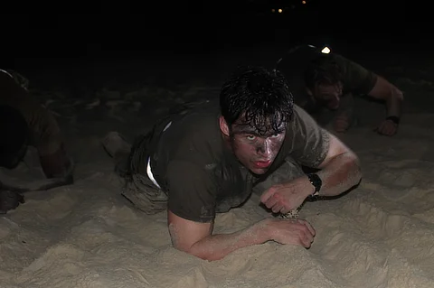 Crawling in Sand
