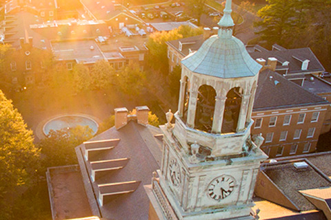 aerial view of campus