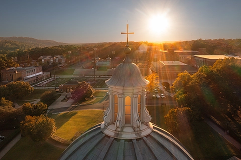 Samford at Dusk Aerial
