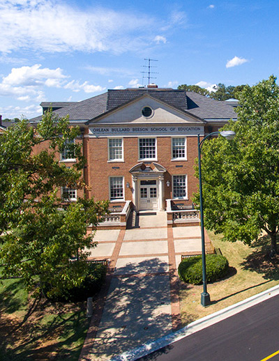 aerial education building