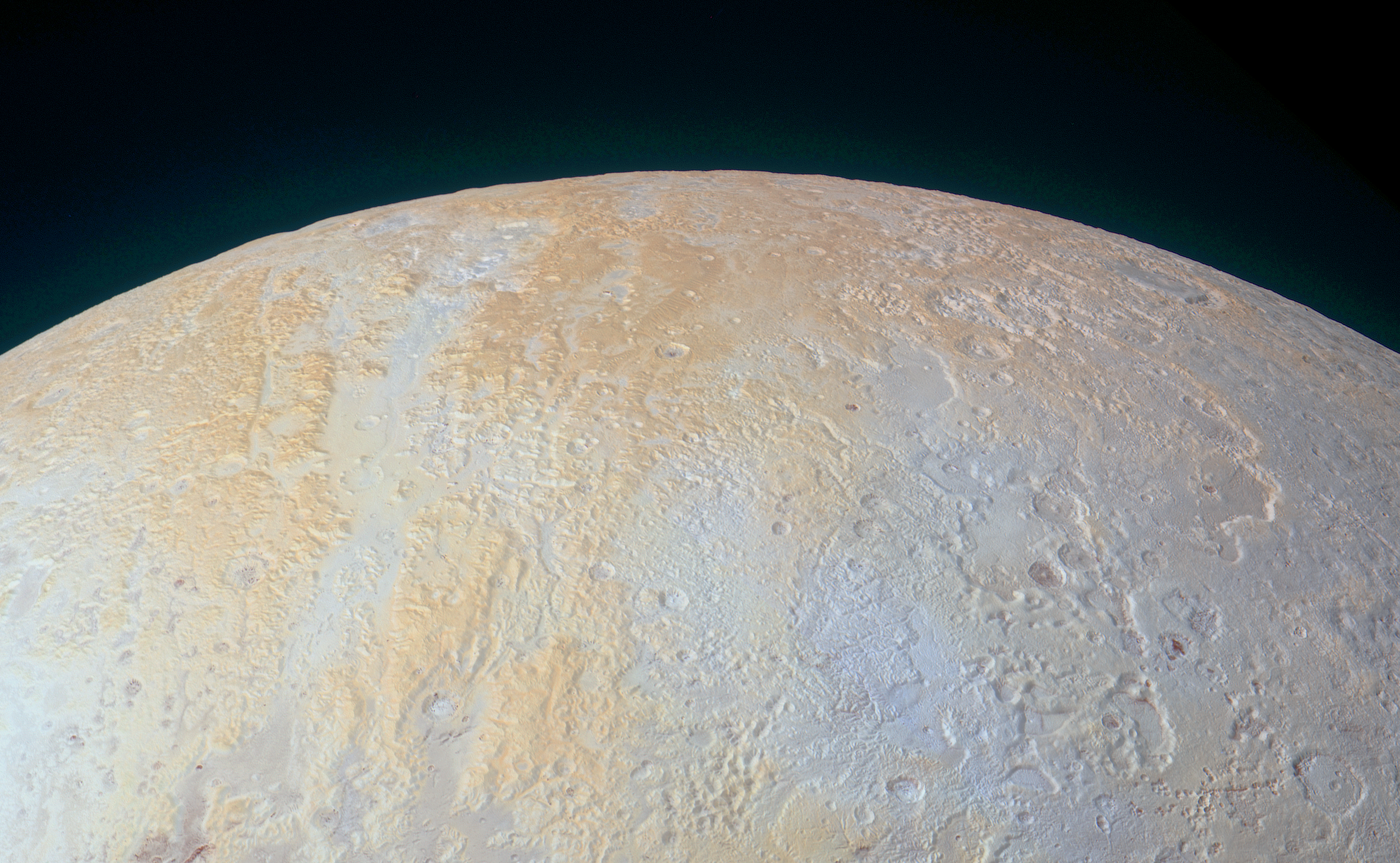 North Pole of Pluto, Credit: NASA/JHUAPL/SwRI