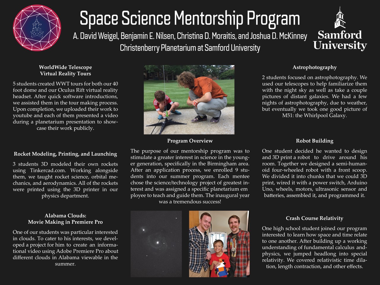 Space Science Mentorship Program Achievements