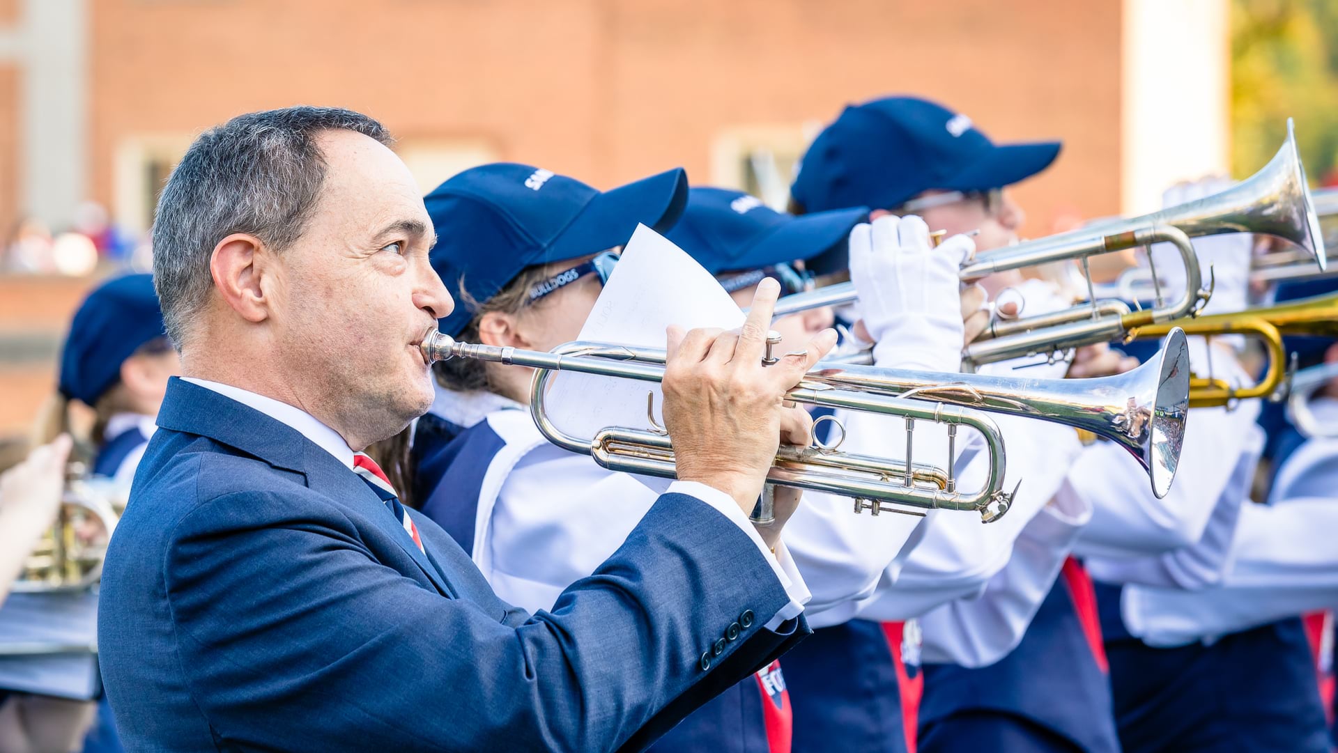 Andrew Westmoreland Playing Trumpet