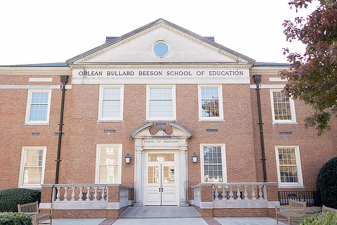 Out Front of Education Building