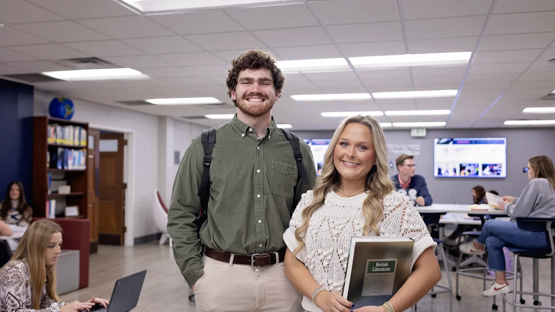 two teachers in a classroom