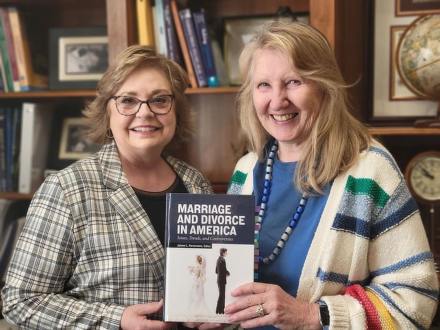 Kristie Chandler and Clara Gerhardt with new book